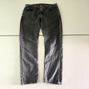 Levi's Jeans Men 33x30 Black 512 Slim Taper Fit Denim Classic Casual Everyday